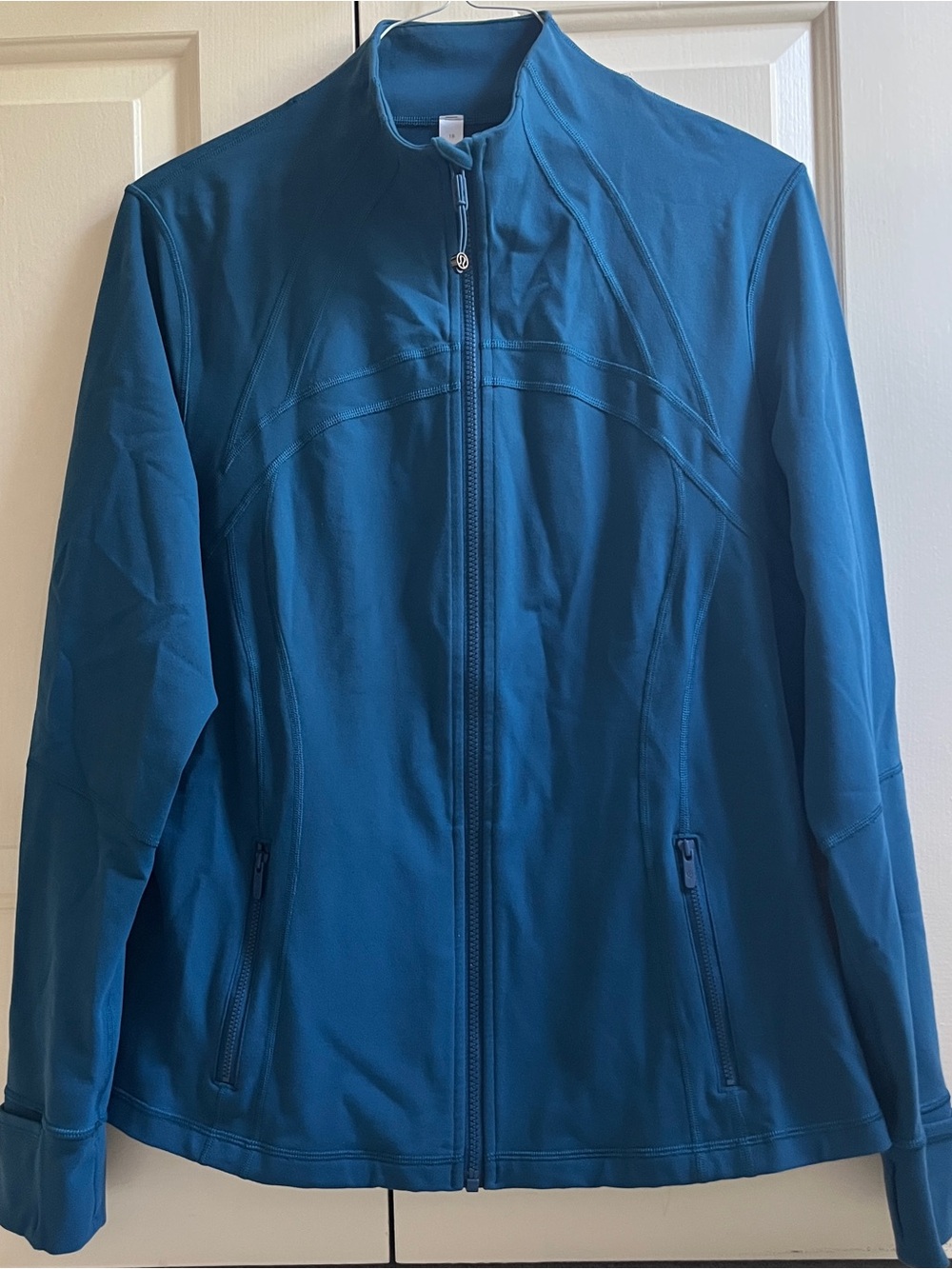 LN!🍒LULULEMON sz 18 DEFINE Jacket BLUE BOREALIS Teal *LUON ~ DISCONTINUED SIZE!!